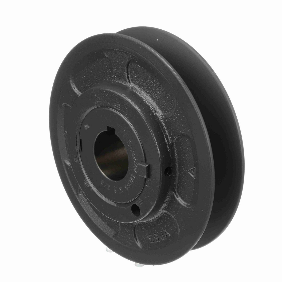 Browning 1 Groove Cast Iron Finish Bore FHP Variable Pitch Sheave - 1VP65X 1 3/8