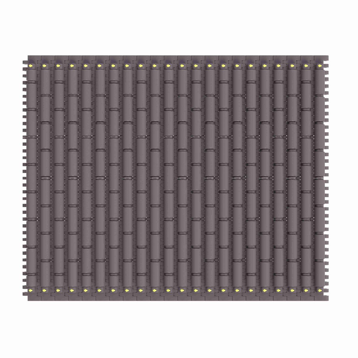 Rexnord 7703 Straight Running Low Backline Pressure, Material: Brown High Performance, Width: 15in, Pitch: 1in - LBPHP7703-15