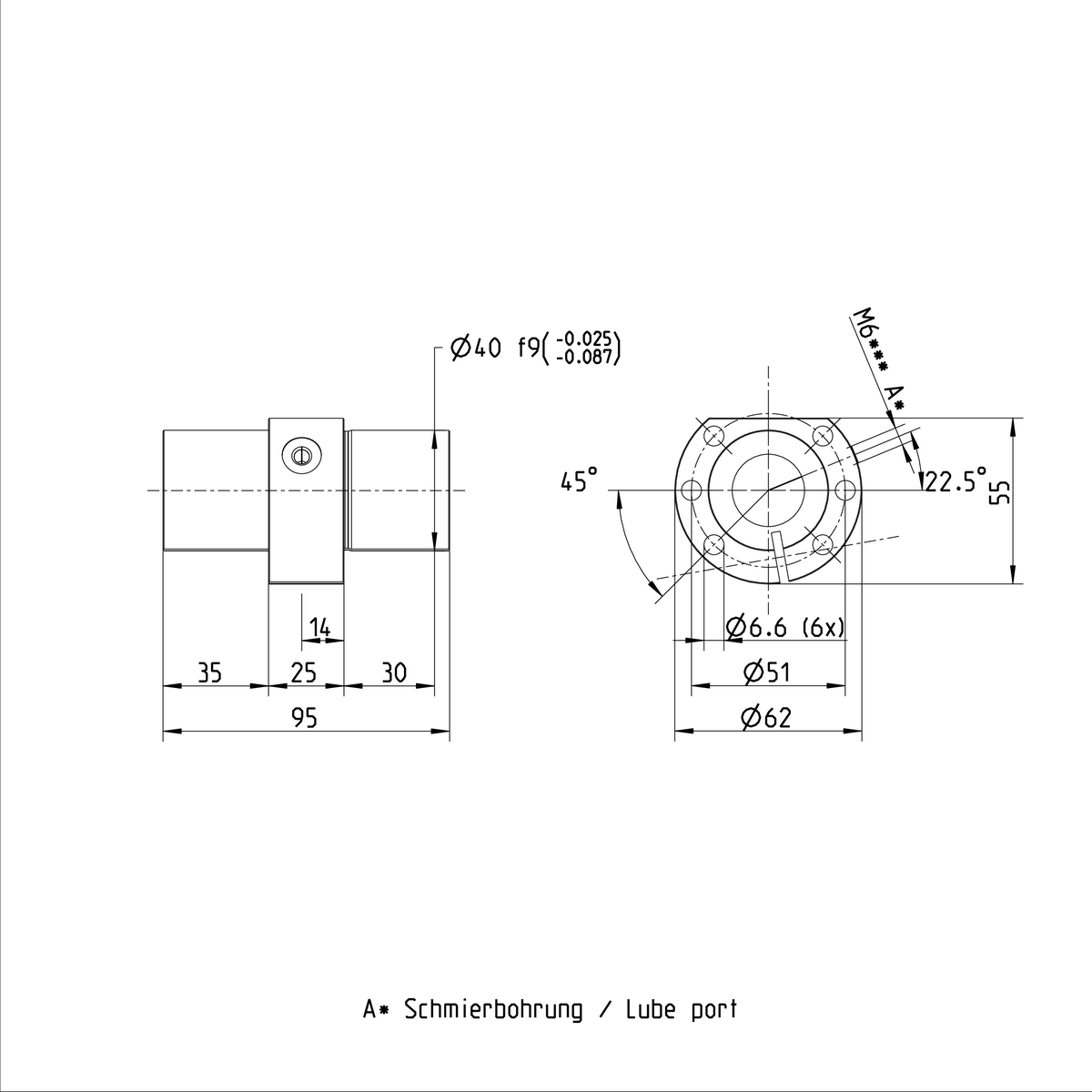 Одинарная гайка с регулируемым предварительным натягом Bosch Rexroth SEM-E-C 25X25RX3,5-3 [R151228055]