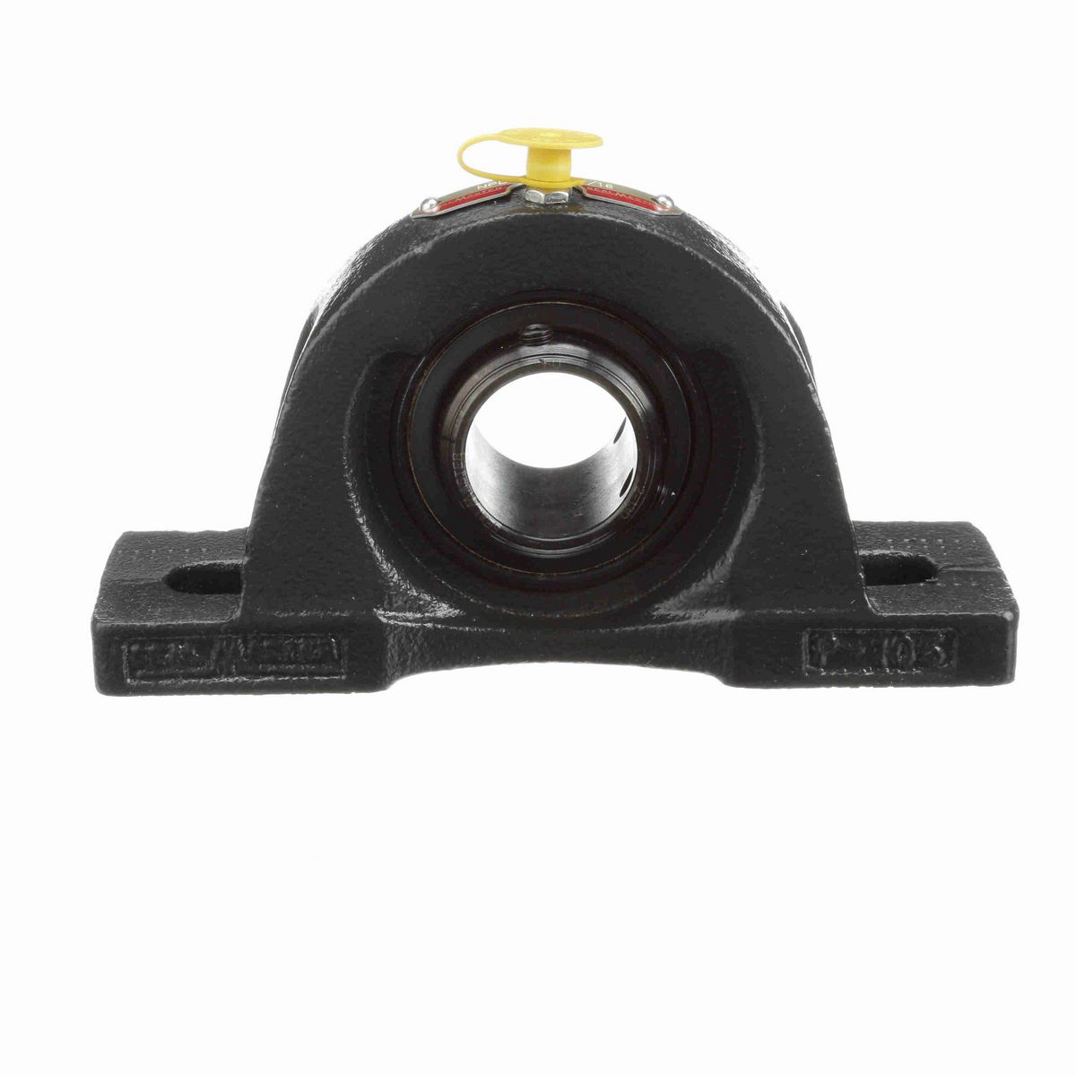 Sealmaster Mounted Cast Iron Two Bolt Pillow Block Ball Bearing - 52100 Bearing Steel, Black Oxided - Double Setscrew Lock - NPD-19
