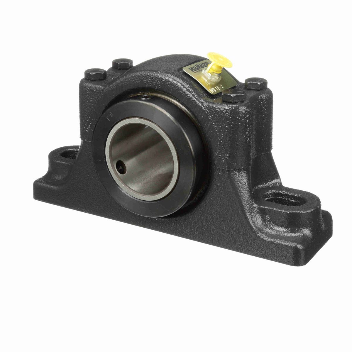 Sealmaster Mounted Cast Iron Two Bolt Pillow Block Tapered Roller - 52100 Bearing Steel - Double Collar Mount Lock - RPB 115-2