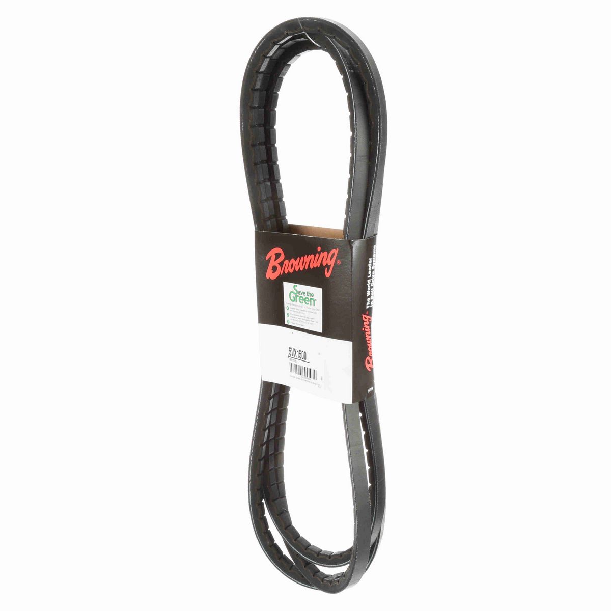 Browning EPDM Notched Belt 98% Efficient - 5VX1500