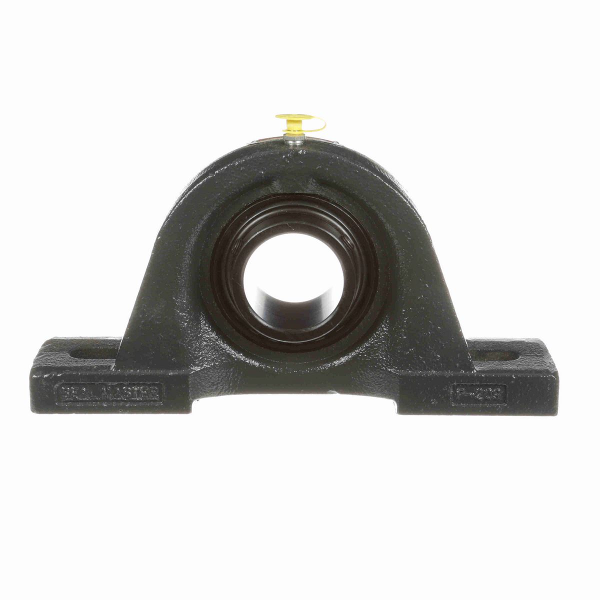 Sealmaster Mounted Cast Iron Two Bolt Pillow Block Ball Bearing - 52100 Bearing Steel, Black Oxided - Setscrew Lock - SP-31C
