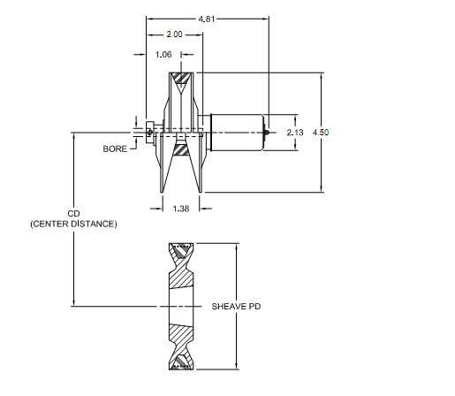 Model 145 Spring-Loaded Driver Pulleys - Imperial Timken 68514418526