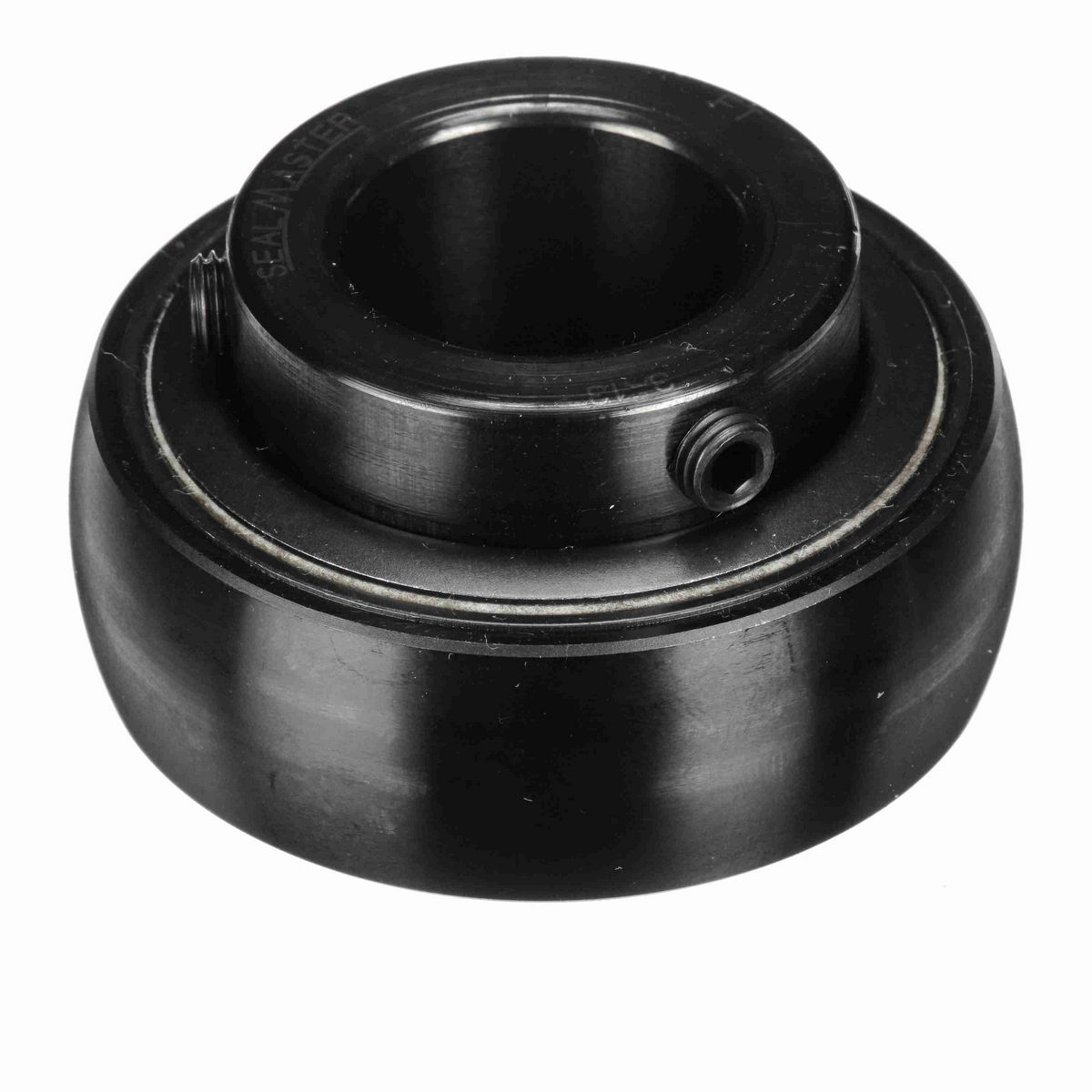 Sealmaster Mounted Insert Only Ball Bearing - 52100 Bearing Steel, Black Oxided - Setscrew Lock - 3-13