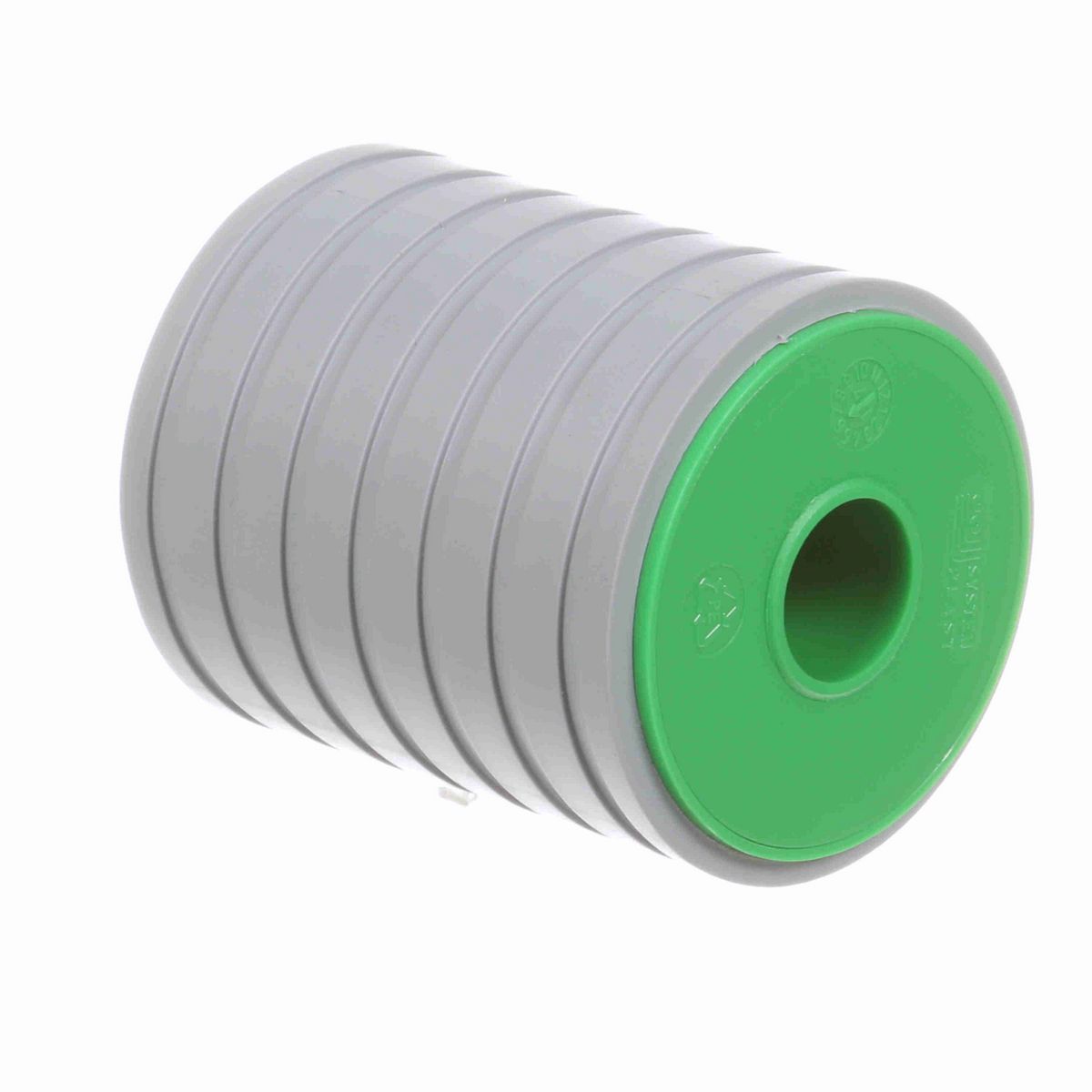 System Plast Return Roller with Rubber; OD: 67-mm, Shaft Dia: 20-mm, Length: 82.5-mm, Color: Green - RR-67B20ML83-PEG