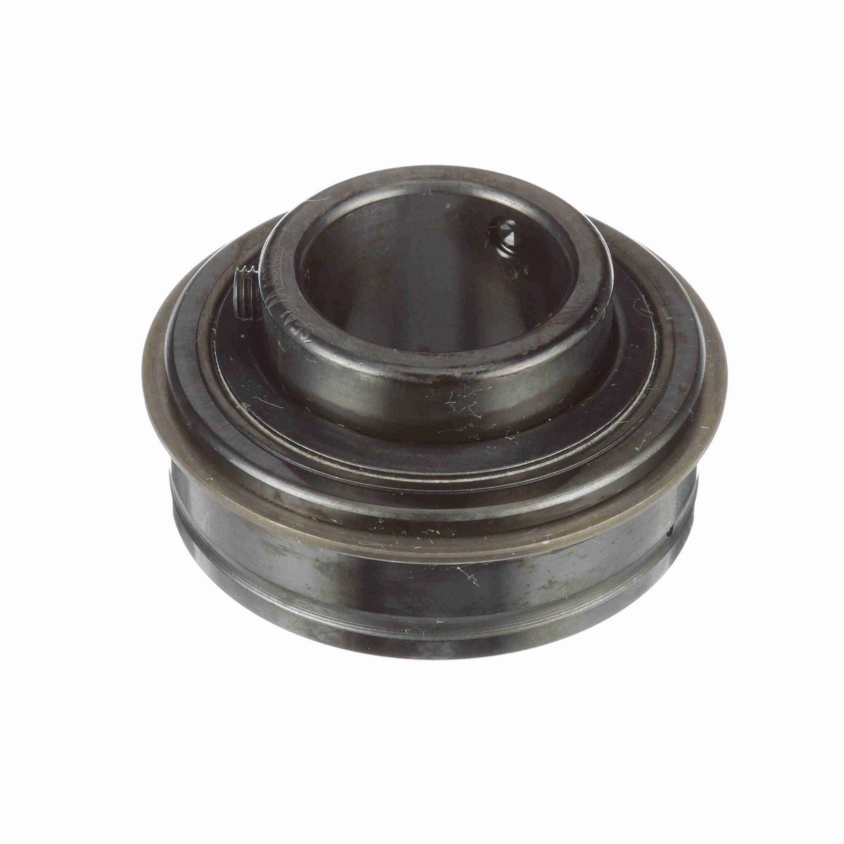 Sealmaster Mounted Insert Only Ball Bearing - 52100 Bearing Steel, Black Oxided - Setscrew Lock - ER-206