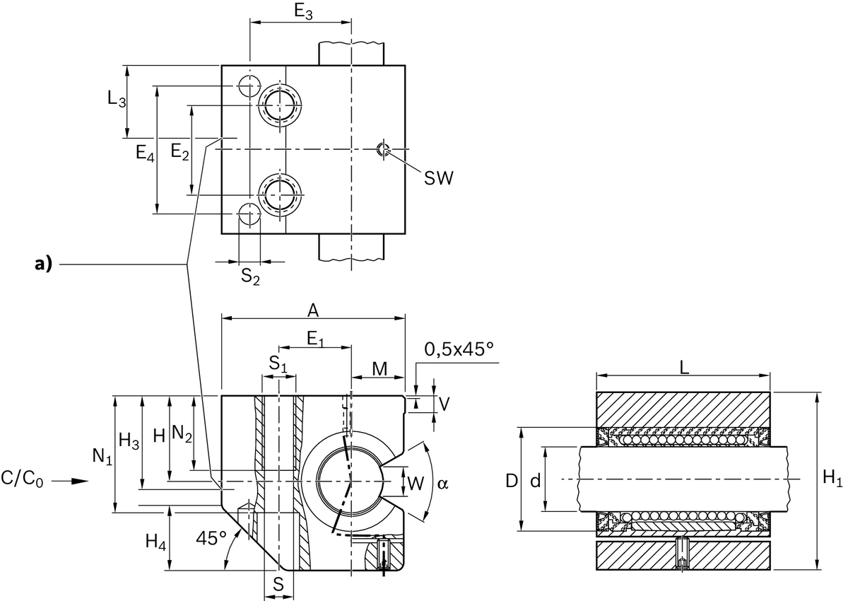 Линейный комплект Bosch Rexroth LSASE-B-20-DD [R107282020]