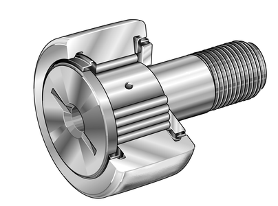 Игольчатый опорный ролик с цапфой INA KRV16-PP