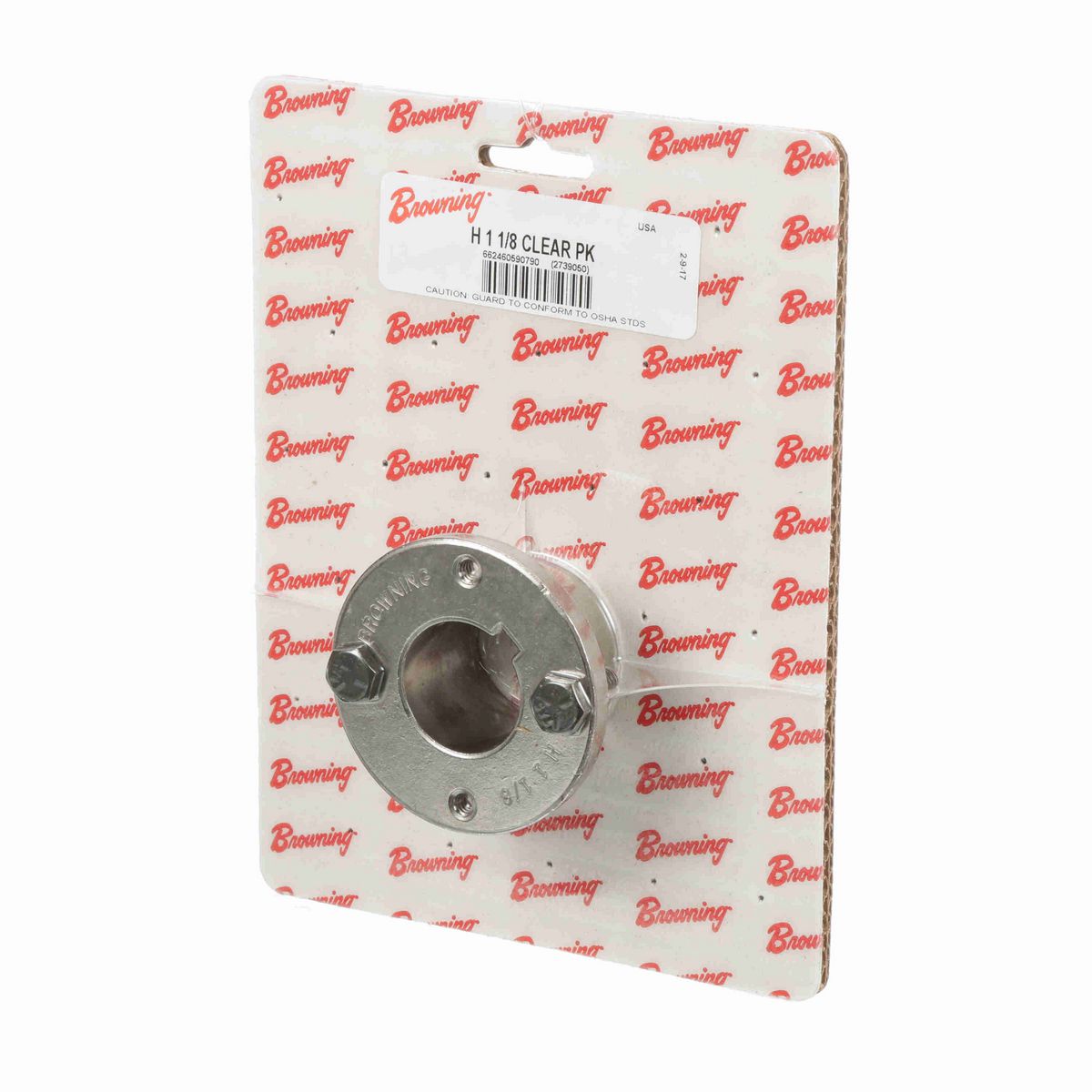 Browning Split Taper Bushing - Inch Bore Type - H 1 1/8 CLEAR PK