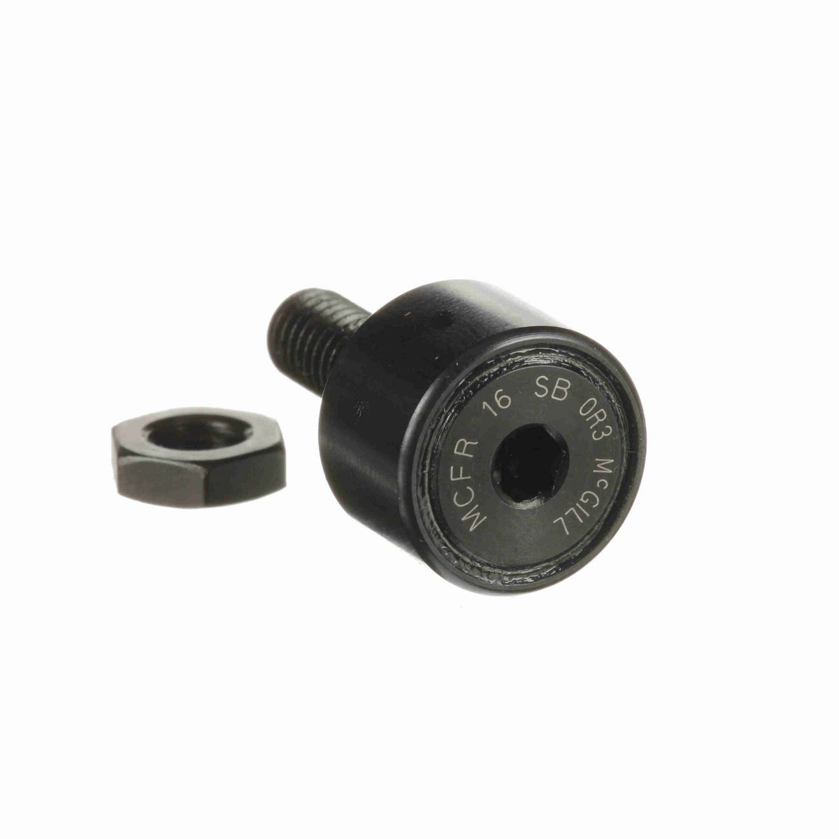 Опорный ролик с цапфой McGill CAMROL MCFR 16 SB, бочкообразный, с уплотнением, с шестигранным отверстием, метрический