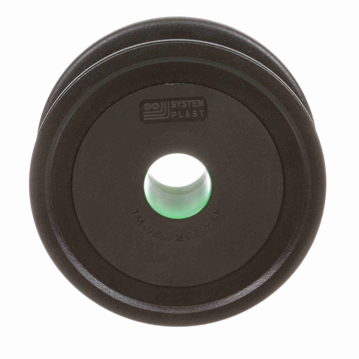 System Plast 820 Series Solid One Piece Molded Sprocket with 23 Teeth and a 1-1/4in Round Idler Bore - 820-23R1.25-WL