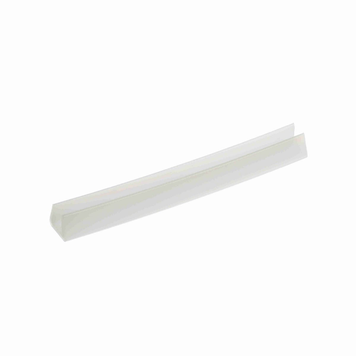 System Plast Bar Cap: 0.75"W X 0.63"H X 3000"L White UHMW-PE - VG-P38BC-250