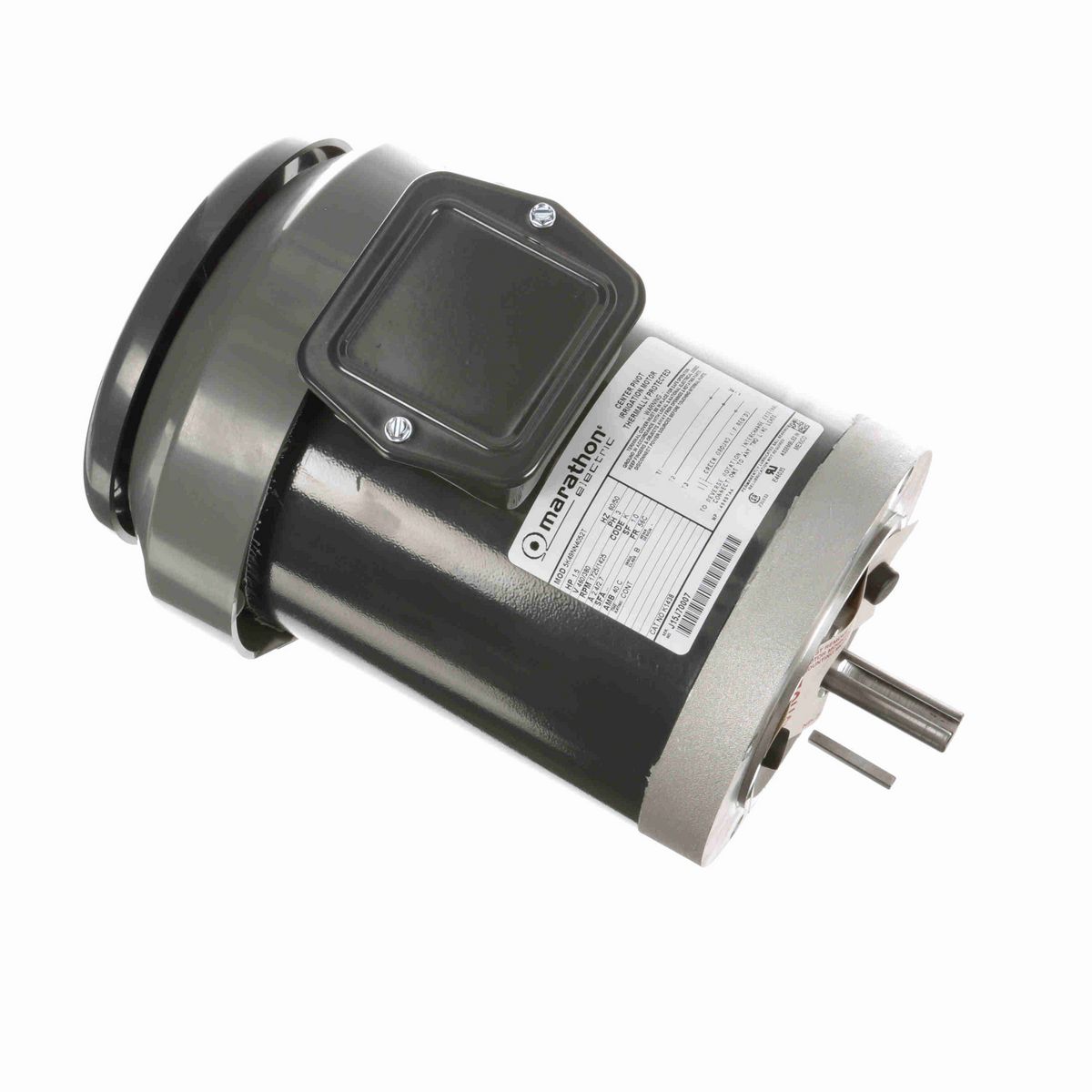 LEESON General Purpose Farm Duty Motor, 1.50 HP, 3 Ph, 60 Hz, 460/380 V, 1800 RPM, 56C Frame, TEFC - K1438