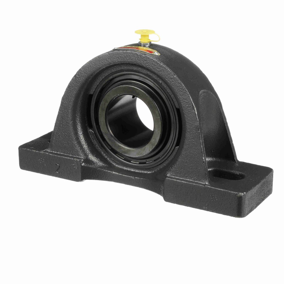 Sealmaster Mounted Cast Iron Two Bolt Pillow Block Ball Bearing - 52100 Bearing Steel, Black Oxided - Setscrew Lock - MP-31C