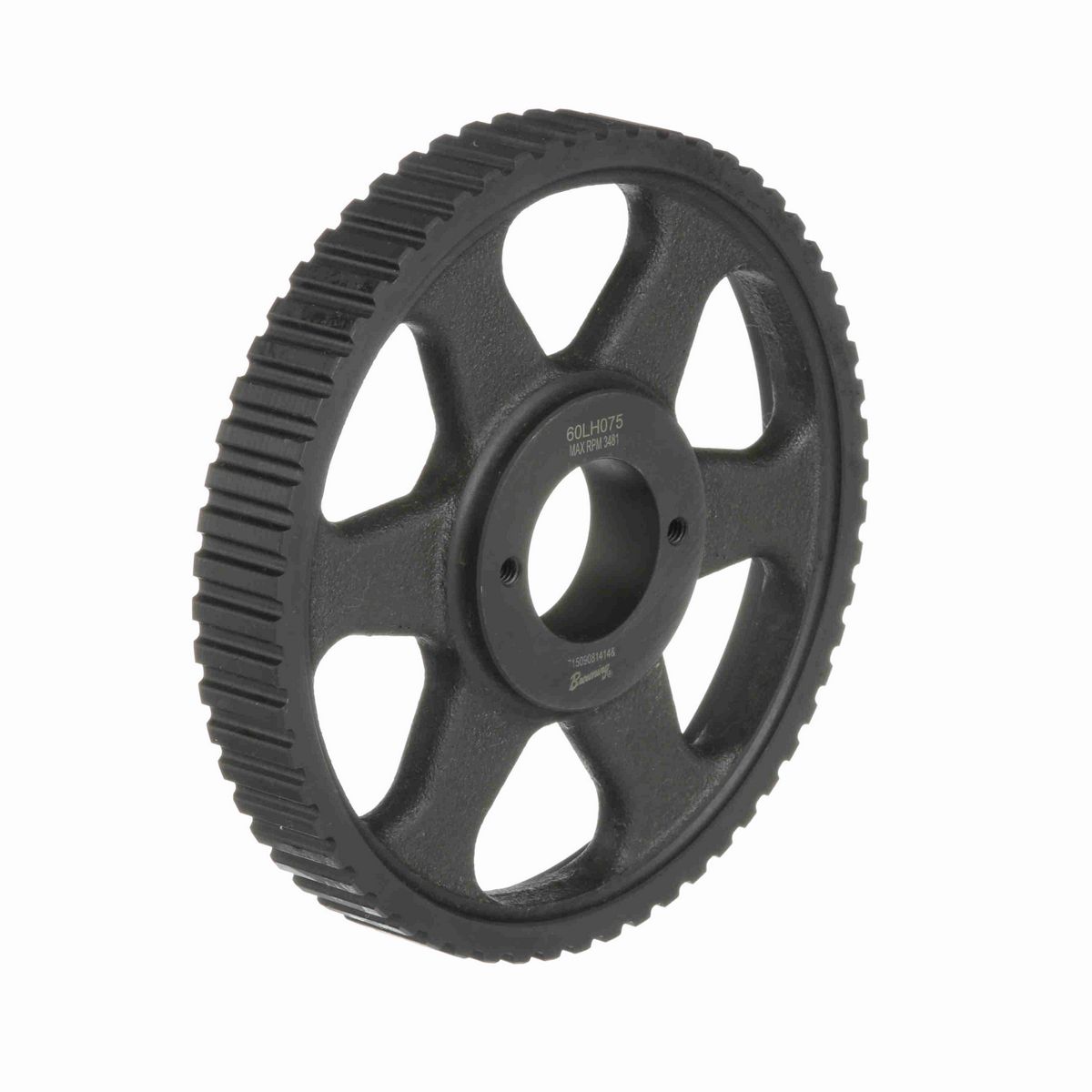 Browning Steel Bushed Bore Gearbelt Pulley - 60LH075