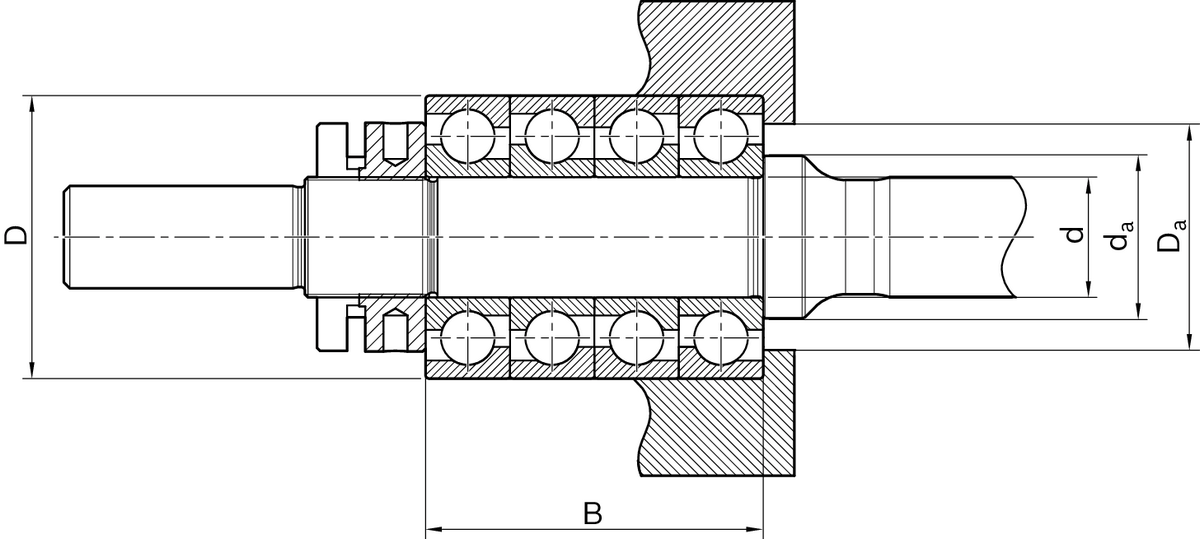 Подшипник Bosch Rexroth LAS-E-A 50 BG [R159A45001]