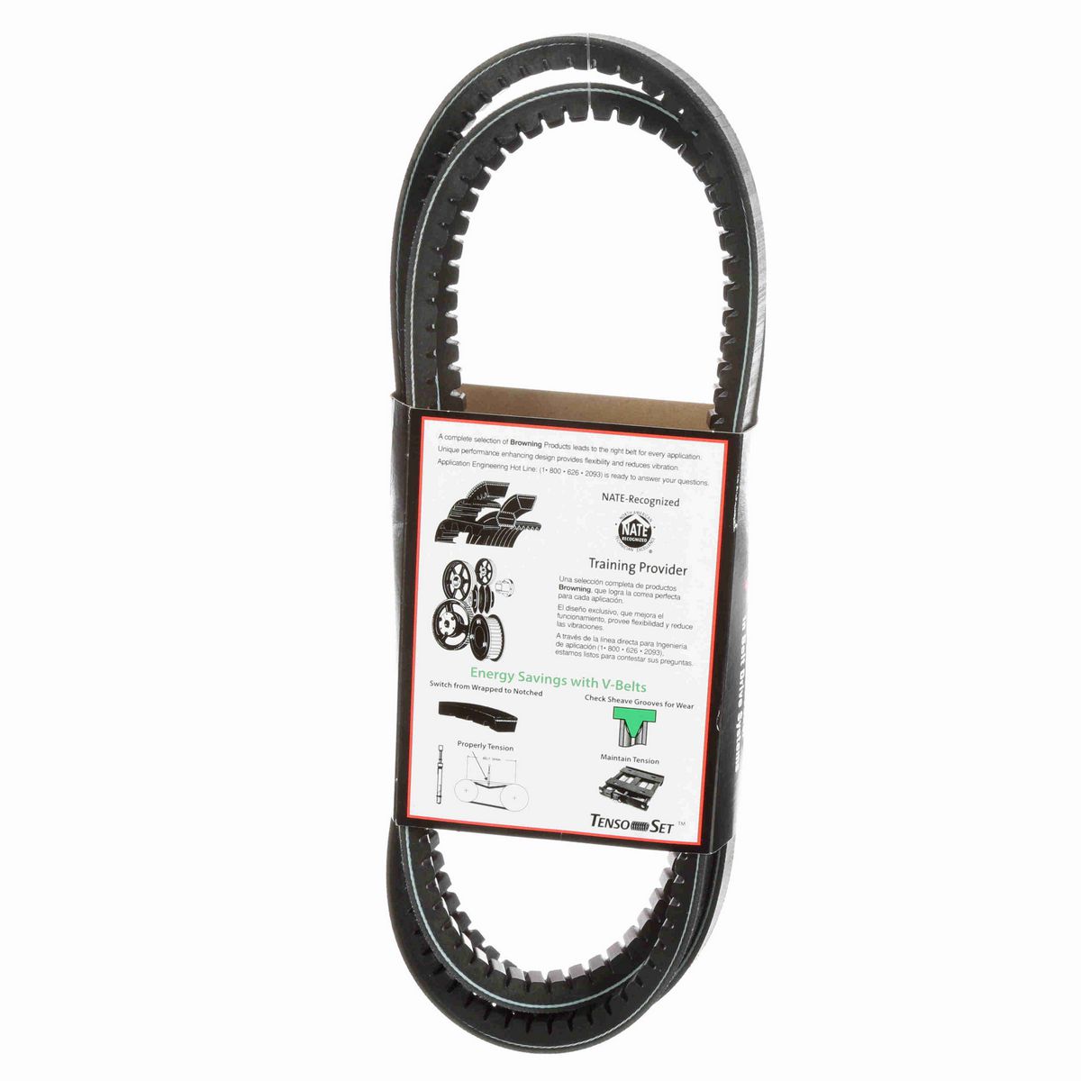 Browning EPDM Notched Belt 98% Efficient - BX94