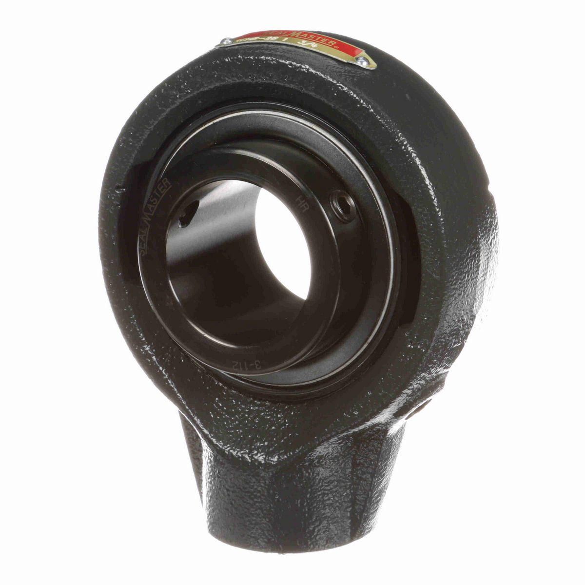 Sealmaster Mounted Cast Iron Hanger Unit Ball Bearing - 52100 Bearing Steel, Black Oxided - Setscrew Lock - SCHB-28