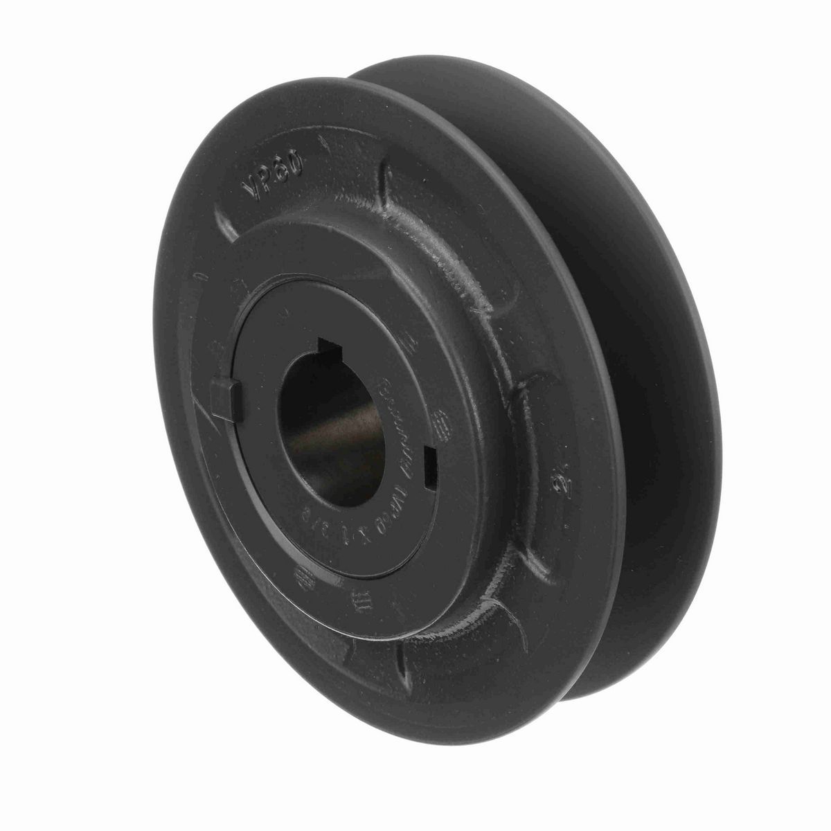 Browning 1 Groove Cast Iron Finish Bore FHP Variable Pitch Sheave - 1VP60X 1 3/8