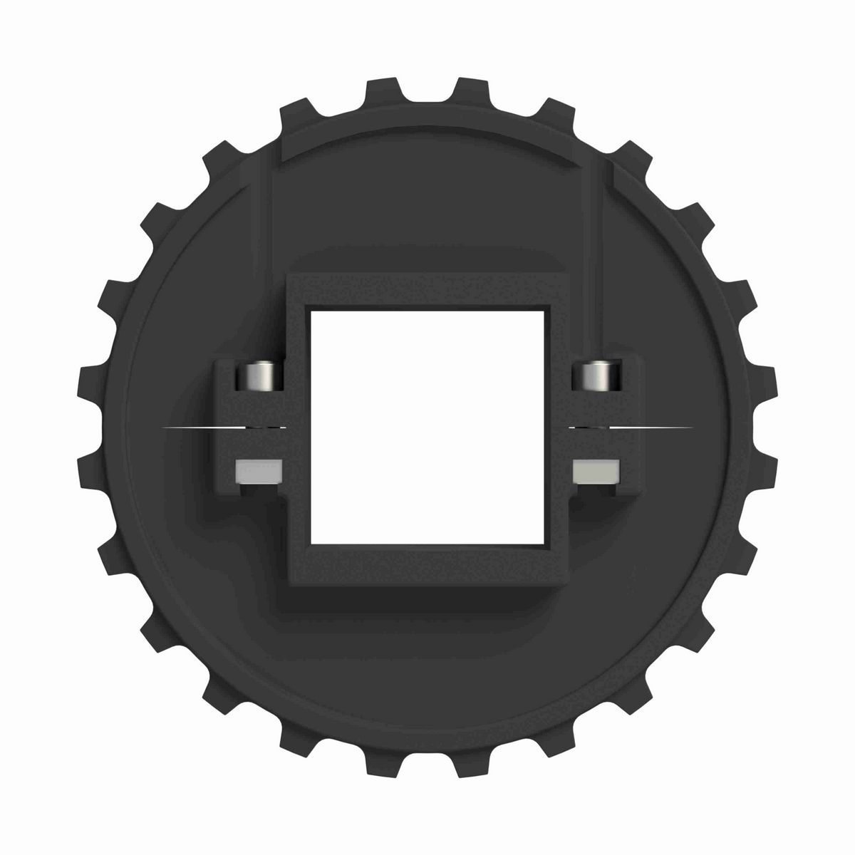 Rexnord 5930 Series Split Molded Nylon Sprocket with 24 Teeth and a 2-1/2in Square Bore - 614-92-1