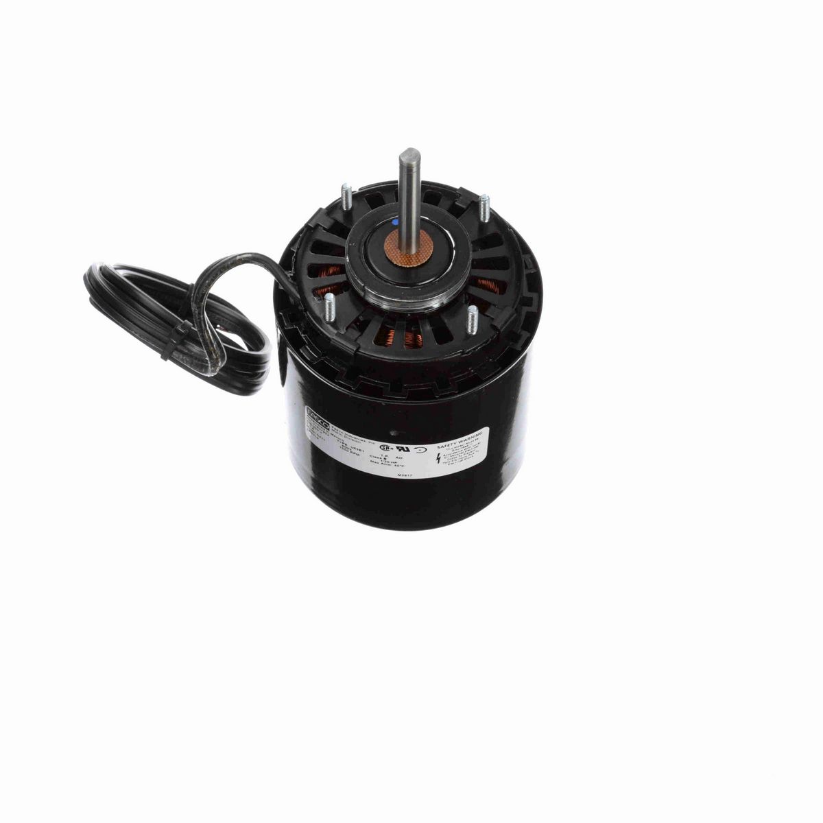 FASCO Refrigeration Motor, 1/20 HP, 1 Ph, 60 Hz, 208-230 V, 1550 RPM, 1 Speed, 3.3" Diameter, OAO - D471