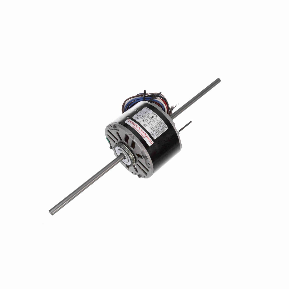 Century Fan Coil & Air Conditioner Motor, 1/8 HP, 1 Ph, 60 Hz, 208-230 V, 1075 RPM, 3 Speed, 48 Frame, SEMI ENCLOSED - RA1006