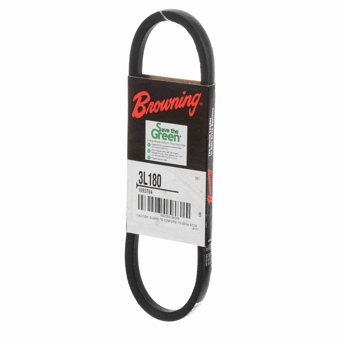 Browning Rubber FHP Belt - 3L180