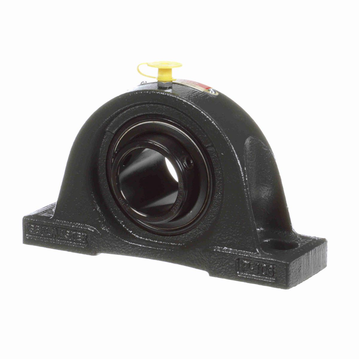 Sealmaster Mounted Cast Iron Two Bolt Pillow Block Ball Bearing - 52100 Bearing Steel, Black Oxided - Double Setscrew Lock - NPD-23