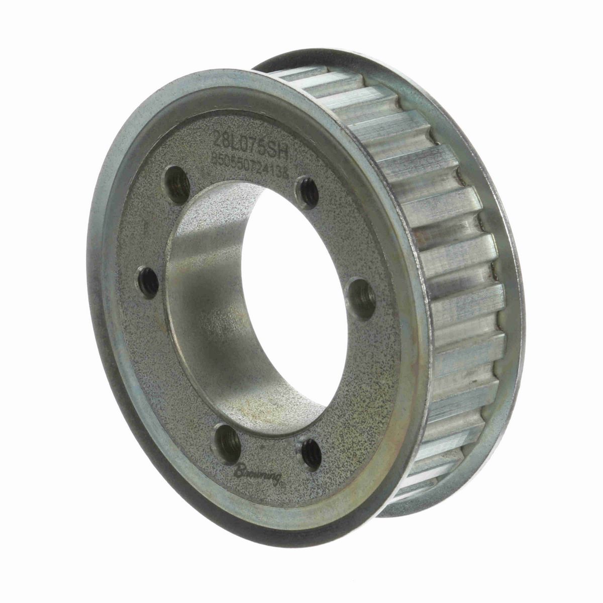 Browning Steel Bushed Bore Gearbelt Pulley - 28L075SH