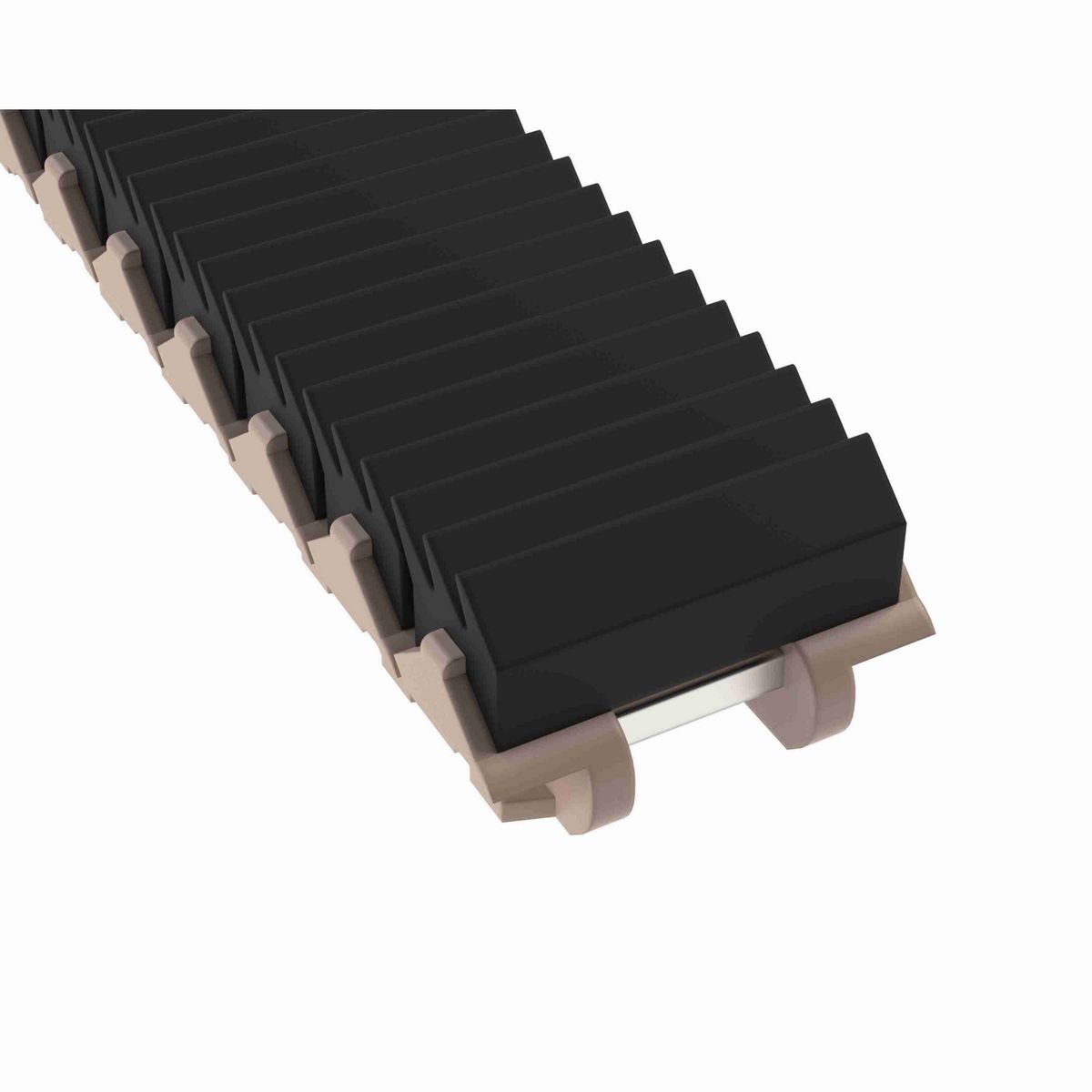 Rexnord 882TAB SideGrip™ Side-flexing, Material: Tan Low Friction, Width: 3.75in, Pitch: 1.5in - 81429091