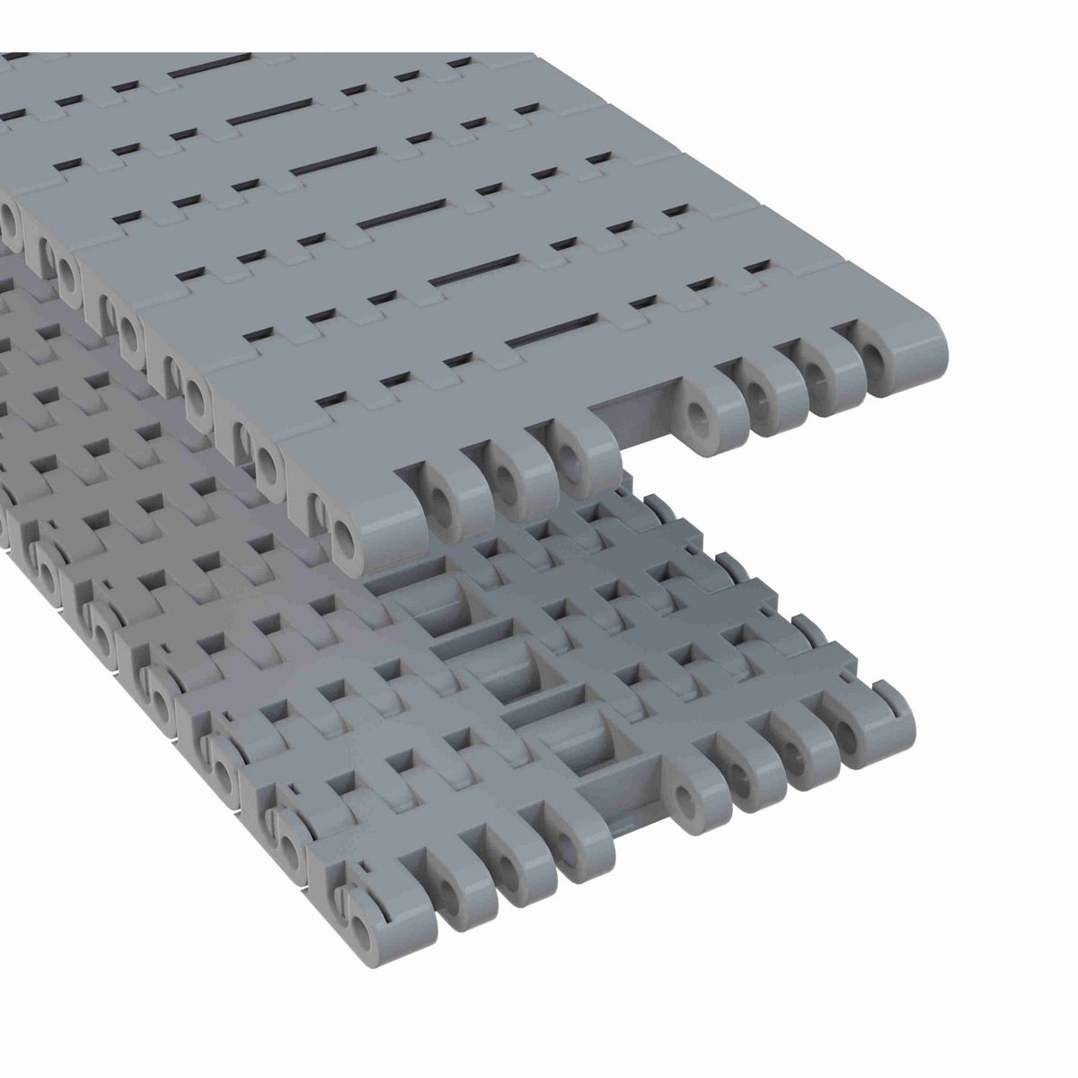 Rexnord 7705 Straight Running Solid Top, Material: Silver Platinum Series™ X, Width: 4.5in, Pitch: 1in - 10286164