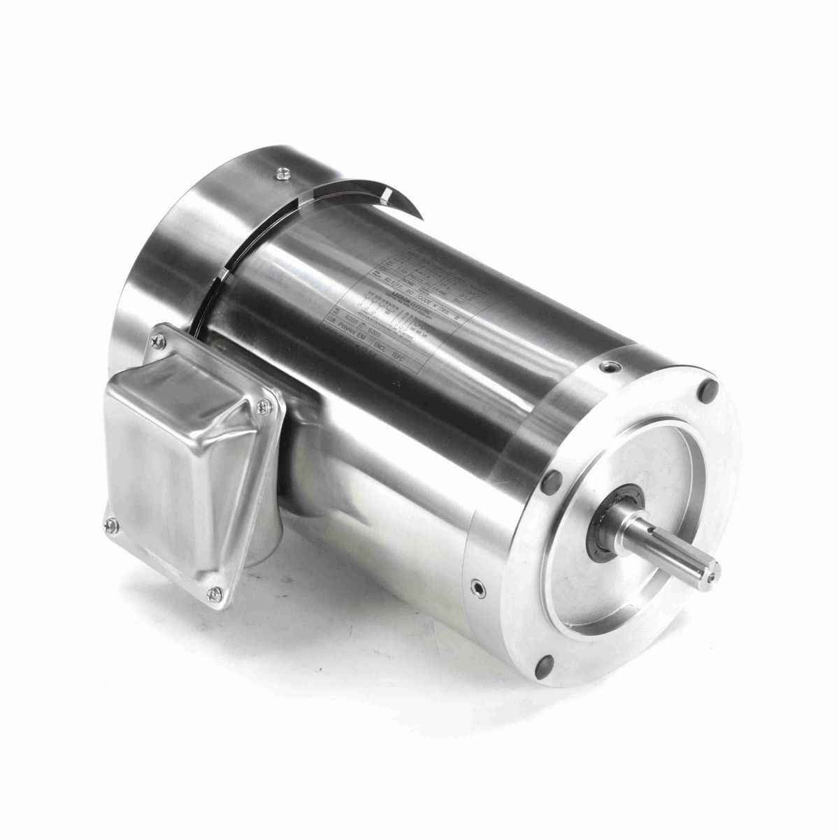 LEESON SST Duck™ General Purpose Motor, 1 & 0.75 HP, 3 Ph, 60 & 50 Hz, 230/460 & 190/380 V, 1200 & 1000 RPM, 56C Frame, TEFC - 191421.00