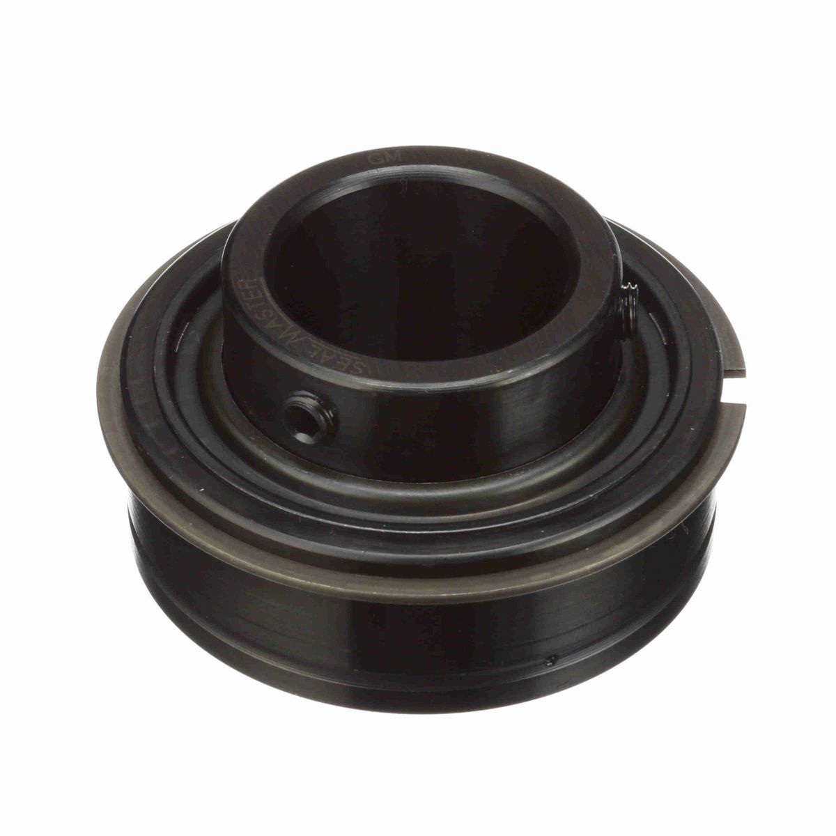 Sealmaster Mounted Insert Only Ball Bearing - 52100 Bearing Steel, Black Oxided - Setscrew Lock - ER-25C