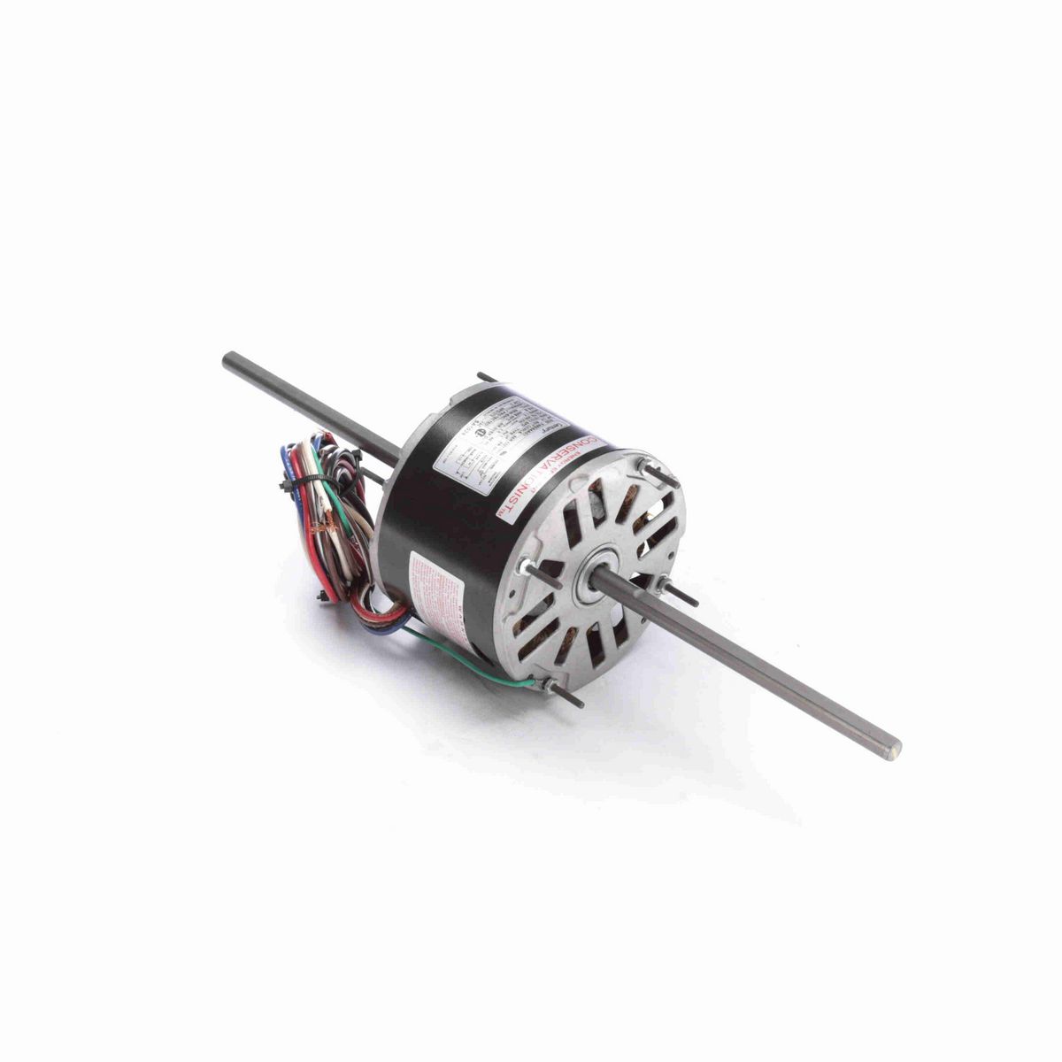 Century Fan Coil & Air Conditioner Motor, 1/4 HP, 1 Ph, 60 Hz, 208-230 V, 1075 RPM, 3 Speed, 48 Frame, SEMI ENCL - SA1026