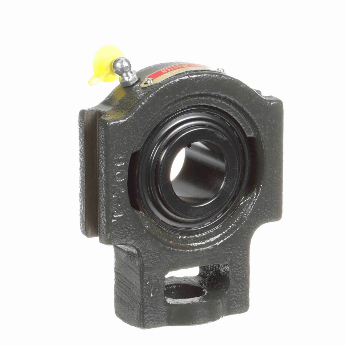 Sealmaster Mounted Cast Iron Wide Slot Take Up Ball Bearing - 52100 Bearing Steel, Black Oxided - Setscrew Lock - ST-20C
