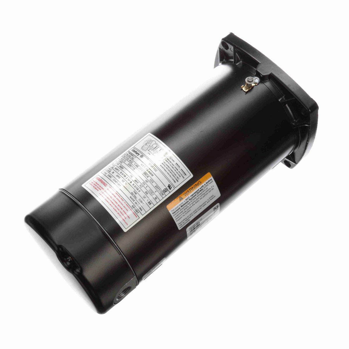 Century Pool Pump Motor, 1 HP, 1 Ph, 60 Hz, 230/115 V, 3600 RPM, 48Y Frame, ODP - SQ1102