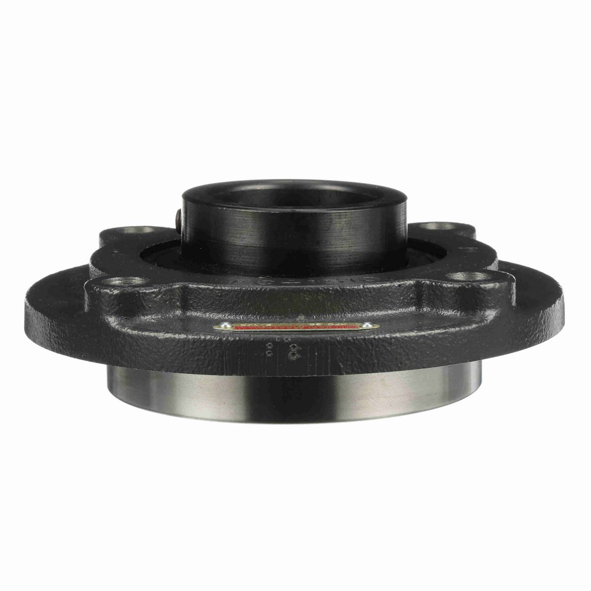 Sealmaster Mounted Cast Iron Flange Cartridge Ball Bearing - 52100 Bearing Steel, Black Oxided - Setscrew Lock - MFC-36