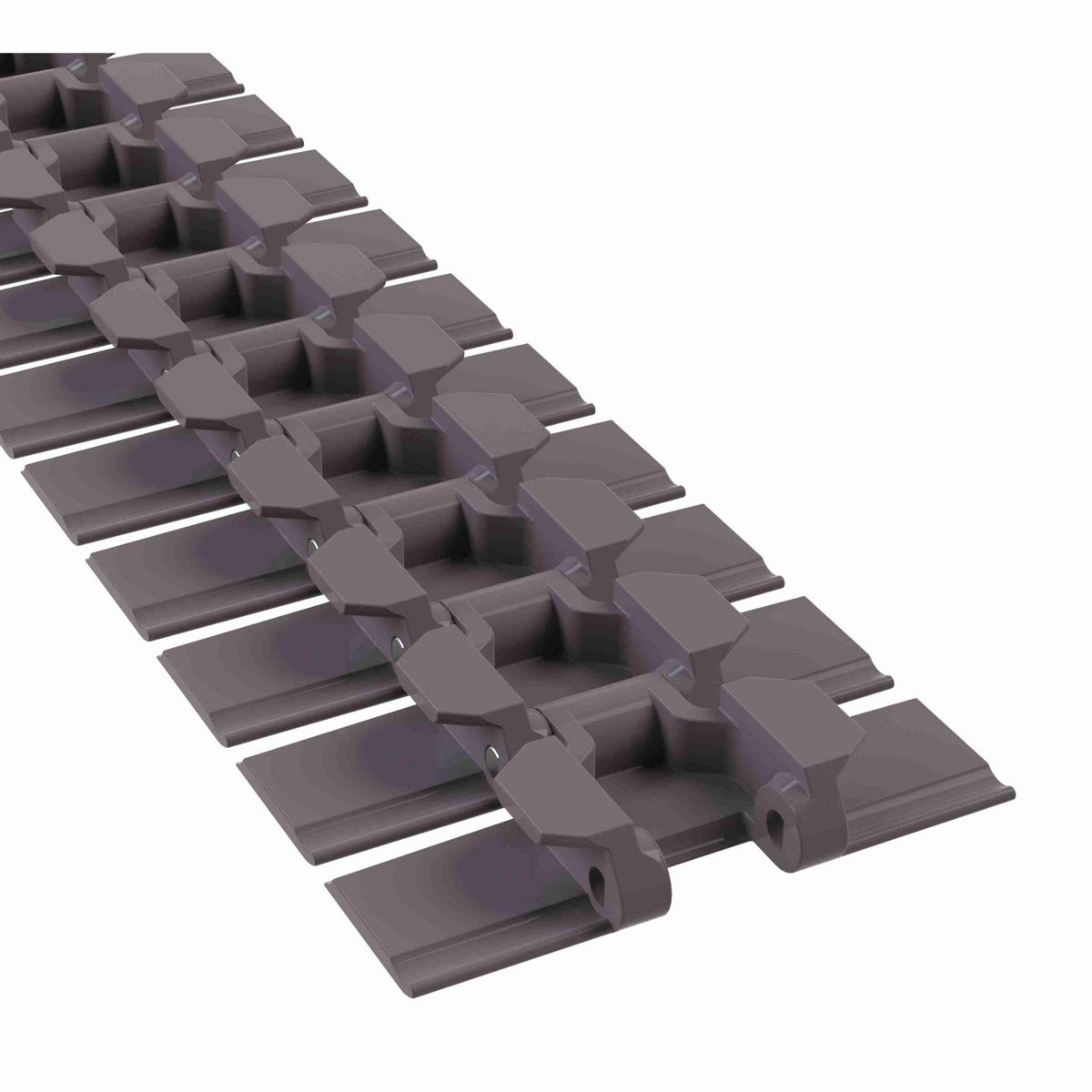 Rexnord 880TAB RubberTop® Side-flexing RubberTop®, Material: Brown High Performance, Width: 4.5in, Pitch: 1.5in - 81416322