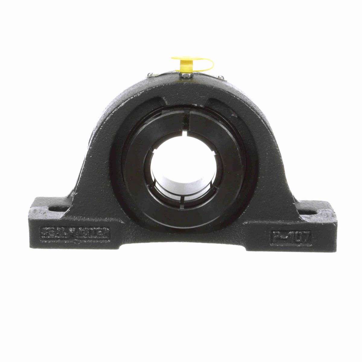 Sealmaster Mounted Cast Iron Two Bolt Pillow Block Ball Bearing - 52100 Bearing Steel, Black Oxided - Concentric Lock - NP-24T