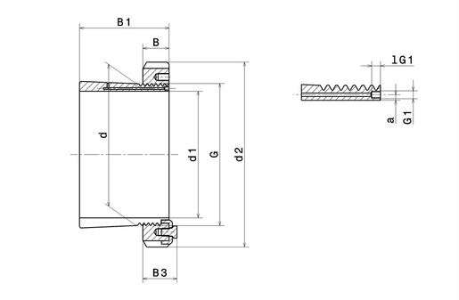 Закрепительная втулка SNR H39/530H