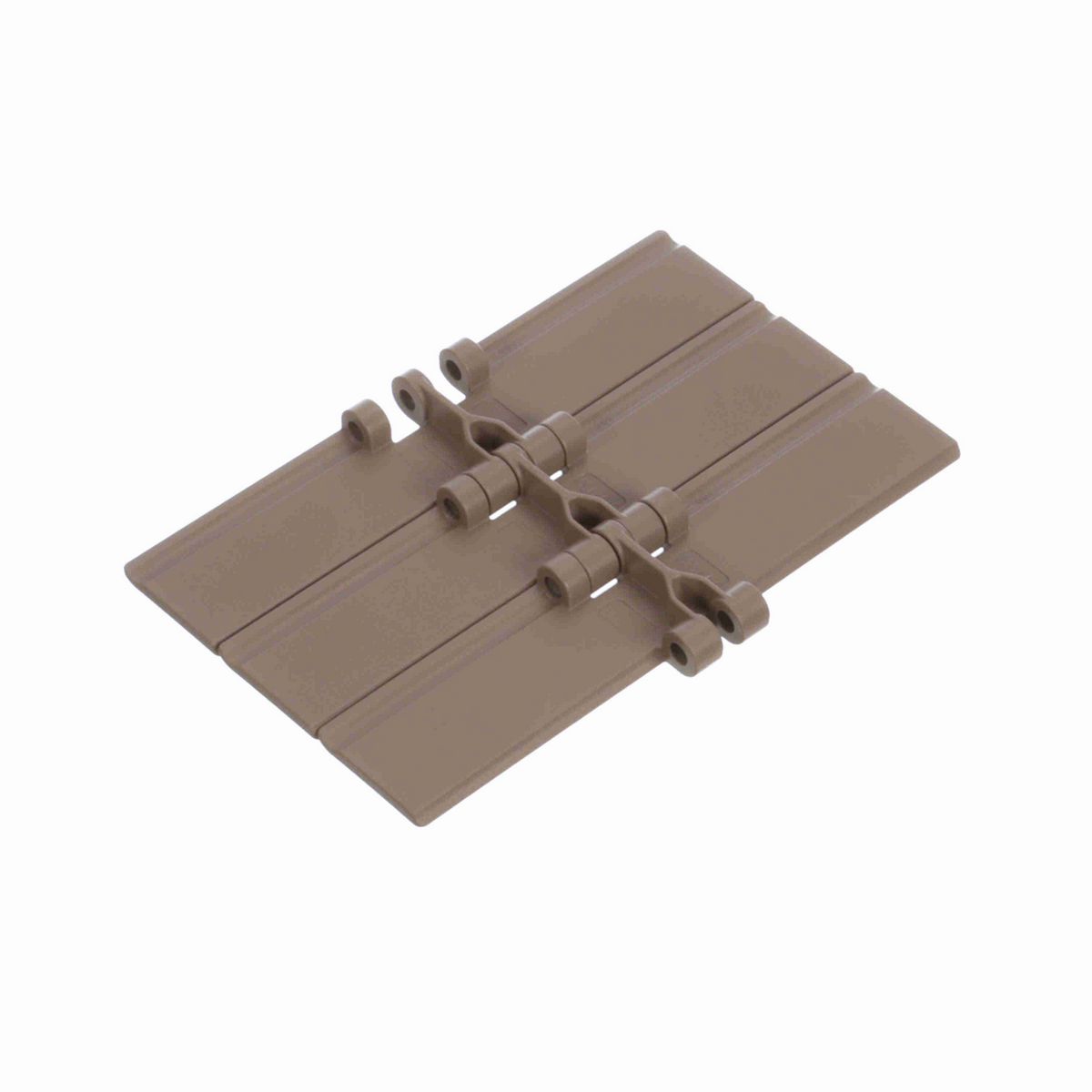 System Plast 820 Straight Running Solid Top, Material: Tan Low Friction, Width: 7.5in, Pitch: 1.5in - LF820-K750