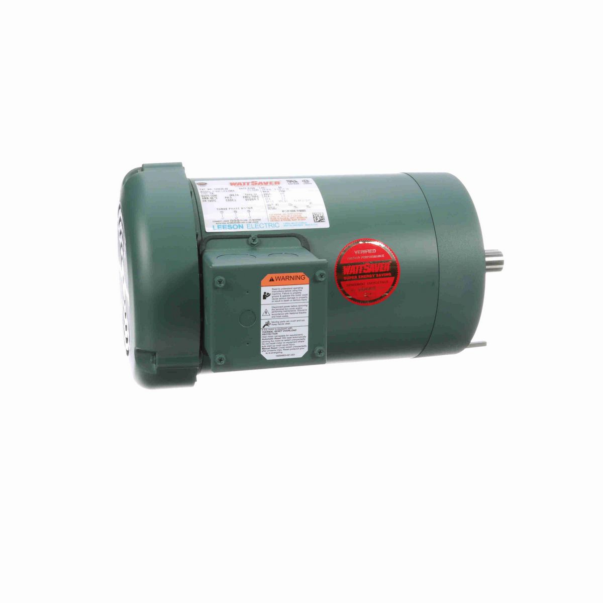 LEESON Special Voltage Motor, 1.50 HP, 3 Ph, 60 Hz, 575 V, 1800 RPM, 145TC Frame, TEFC - 122228.00