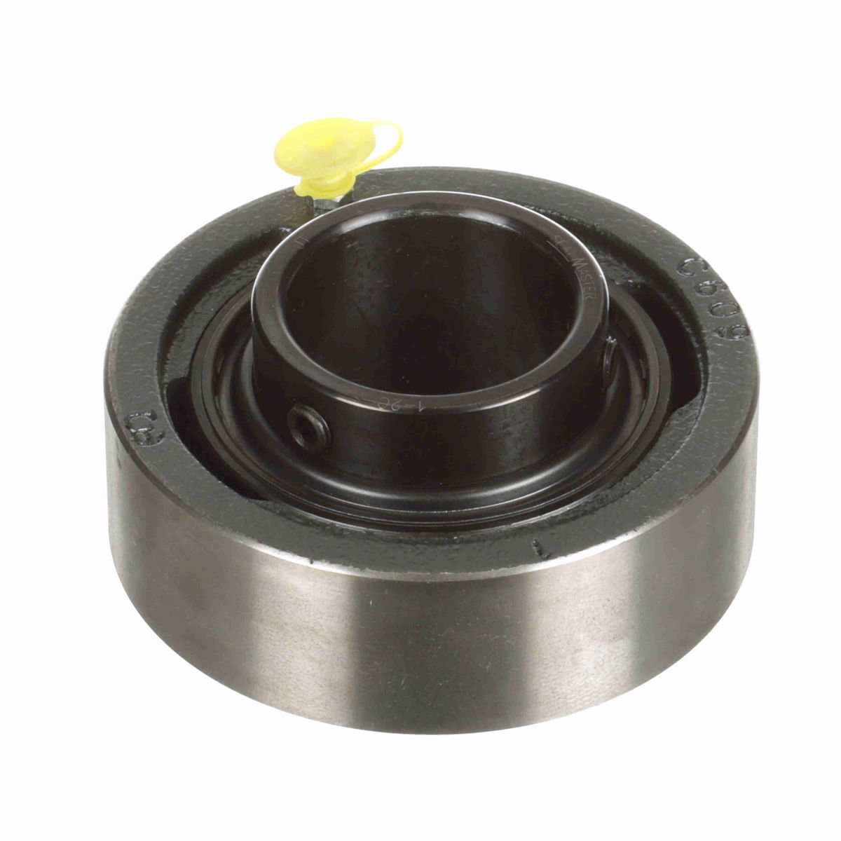 Sealmaster Mounted Cast Iron Cylindrical Cartridge Ball Bearing - 52100 Bearing Steel, Black Oxided - Setscrew Lock - SC-32RC