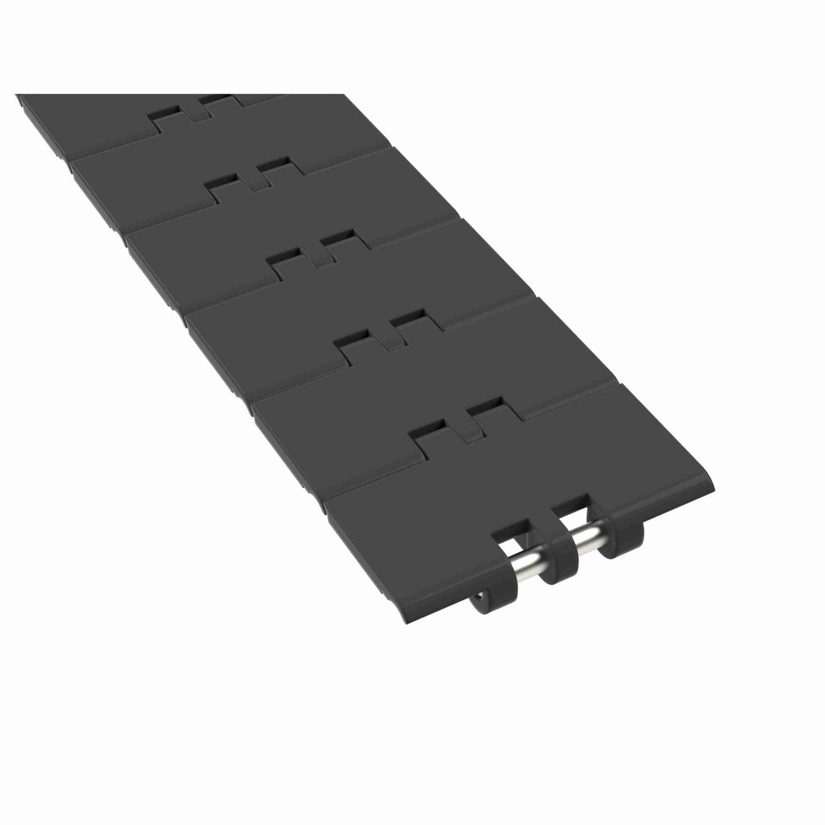 Rexnord 831 Straight Running Solid Top, Material: Black Wear Resistant, Width: 3.25in, Pitch: 1.5in - 81405314