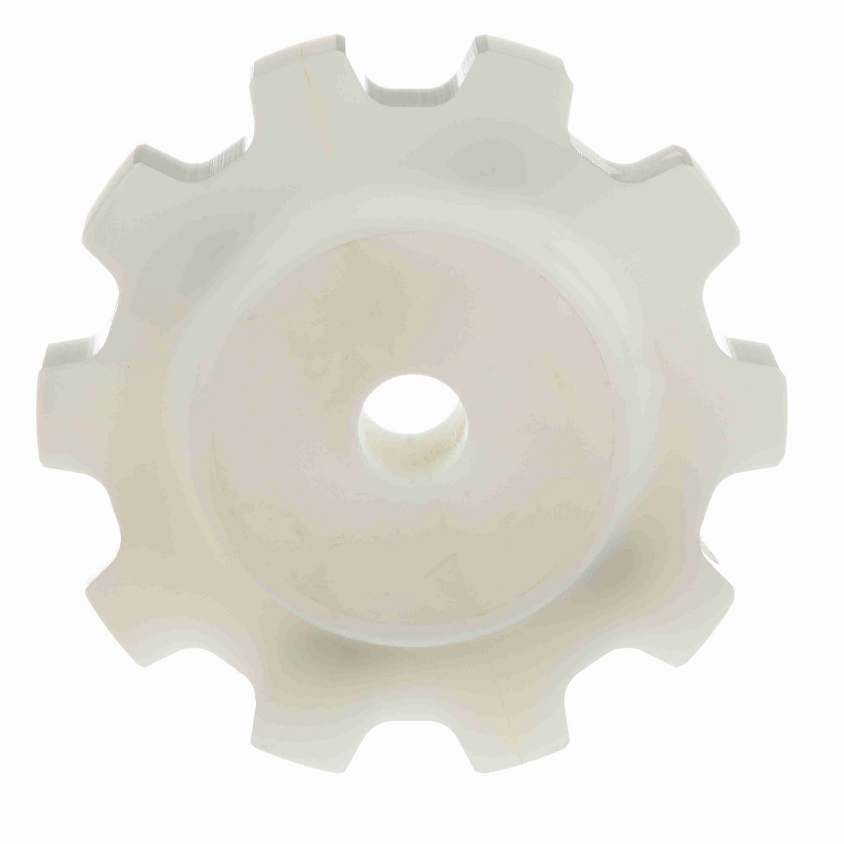 System Plast 882 Series Split Machined Sprocket with 10 Teeth, a 1-1/2in Round Shaft-Ready Bore and Setscrew - 882-10R1.5-DMS-SS