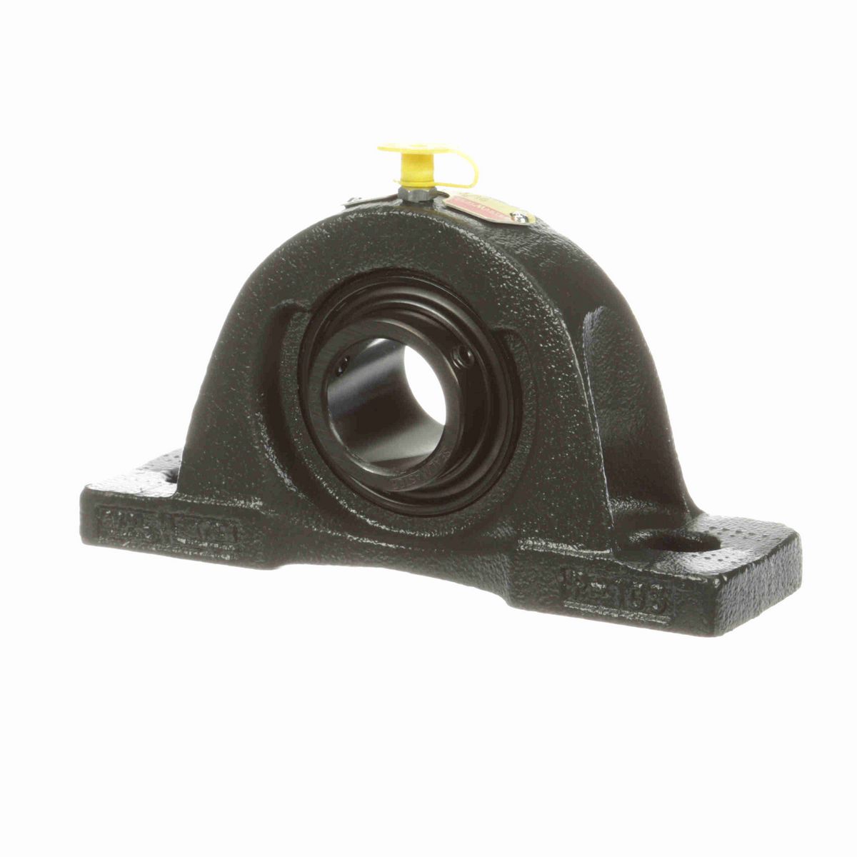 Sealmaster Mounted Cast Iron Two Bolt Low Base Pillow Block Ball Bearing - 52100 Bearing Steel, Black Oxided - Setscrew Lock - NPL-19C