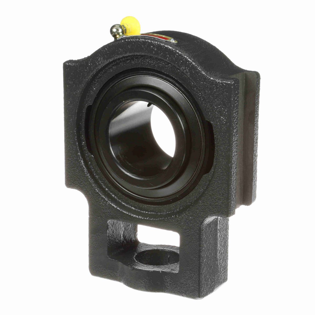 Sealmaster Mounted Cast Iron Wide Slot Take Up Ball Bearing - 52100 Bearing Steel, Black Oxided - Setscrew Lock - ST-36
