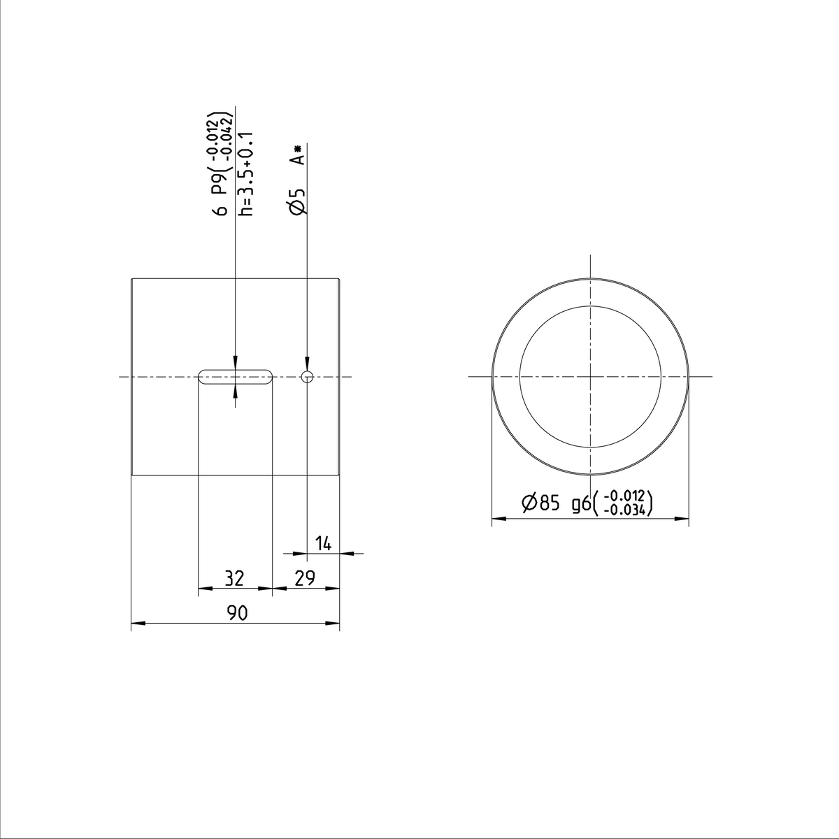 Одинарная цилиндрическая гайка Bosch Rexroth ZEM-E-S 63X10RX6-6 [R151264012]