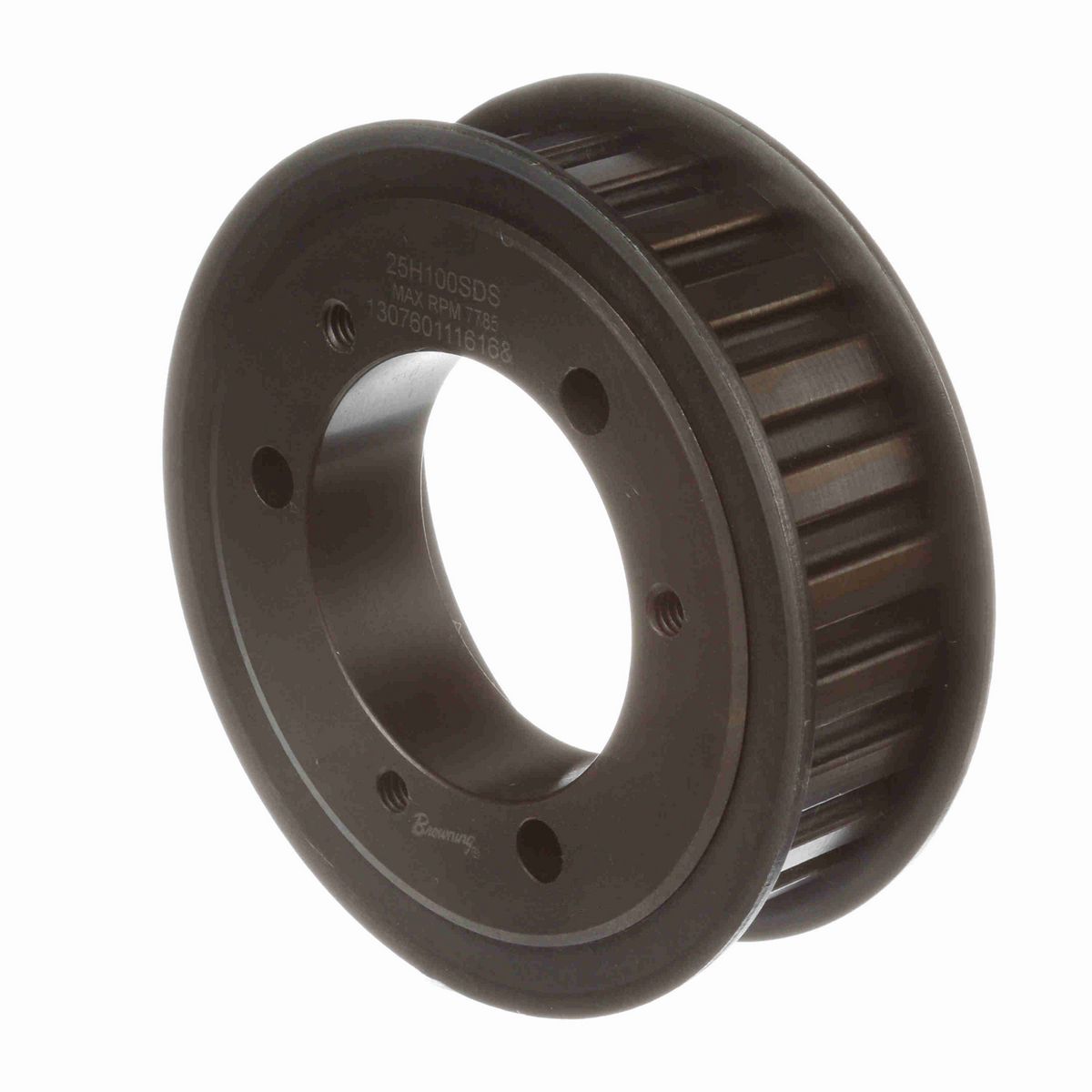Browning Steel Bushed Bore Gearbelt Pulley - 25H100SDS
